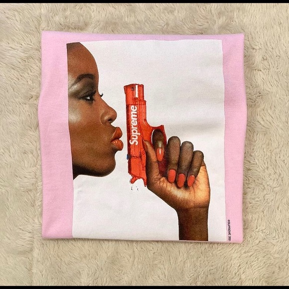 Pink Supreme Water Pistol Tee - Picture 1 of 3